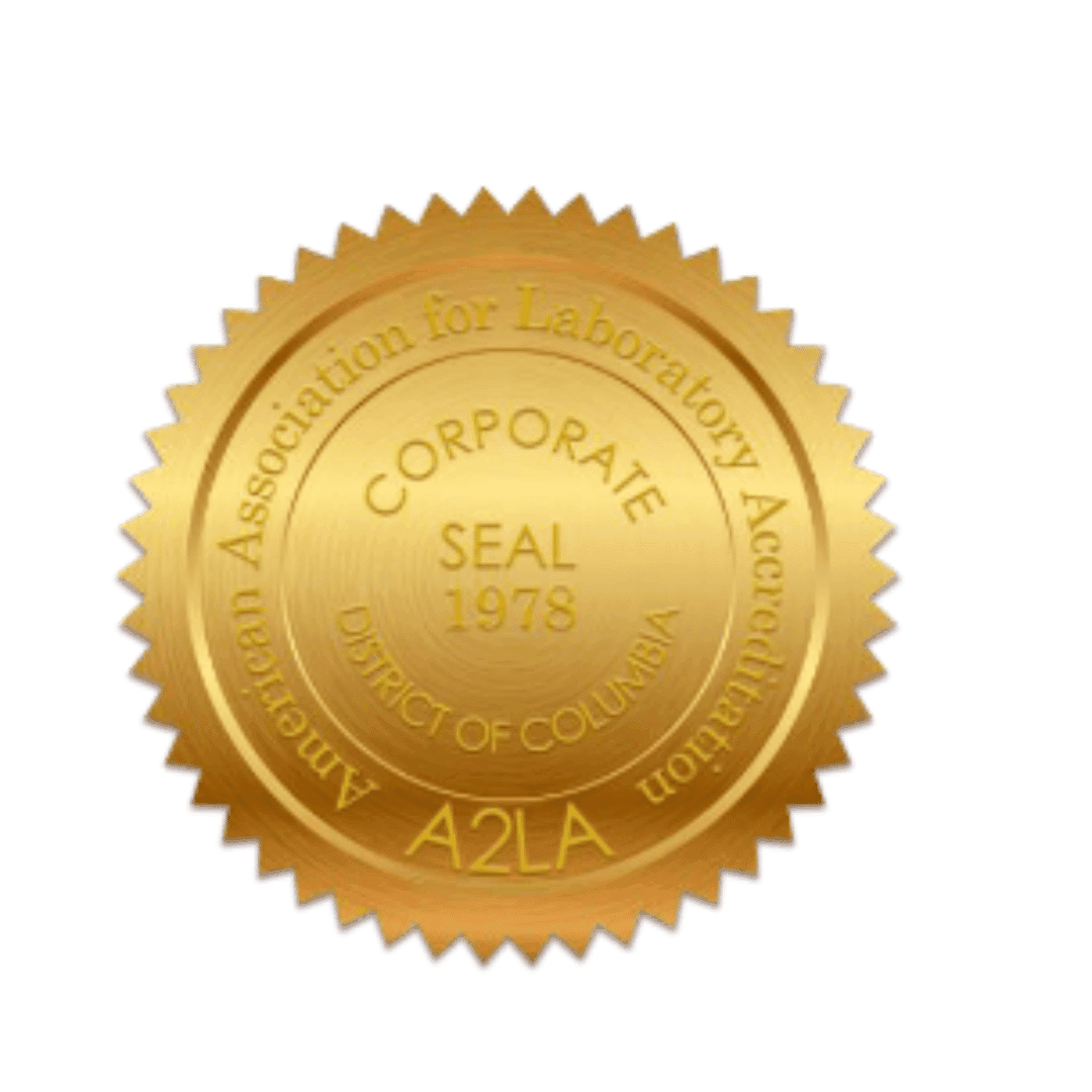 A2LA Accredited 1978