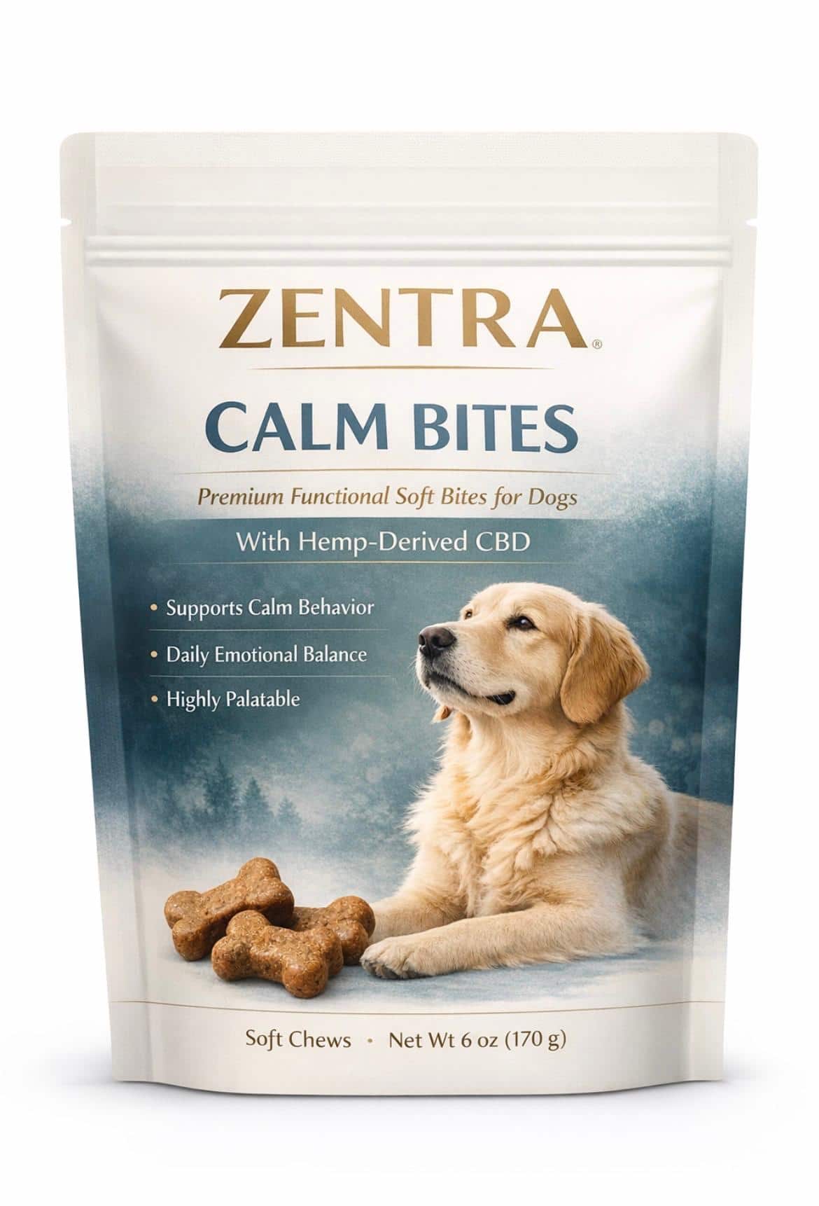 CALM BITES — Premium functional soft bites for dogs